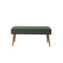 Hanah Home Conjunto Muebles Recibidor Vegas Sonomo 930 - 1070 Zapatero Banco Lino Verde